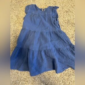 Crewcuts girls blue dress